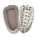 Baby Lounger 0-24 Months Breathable Cotton Nest - Portable Comfort