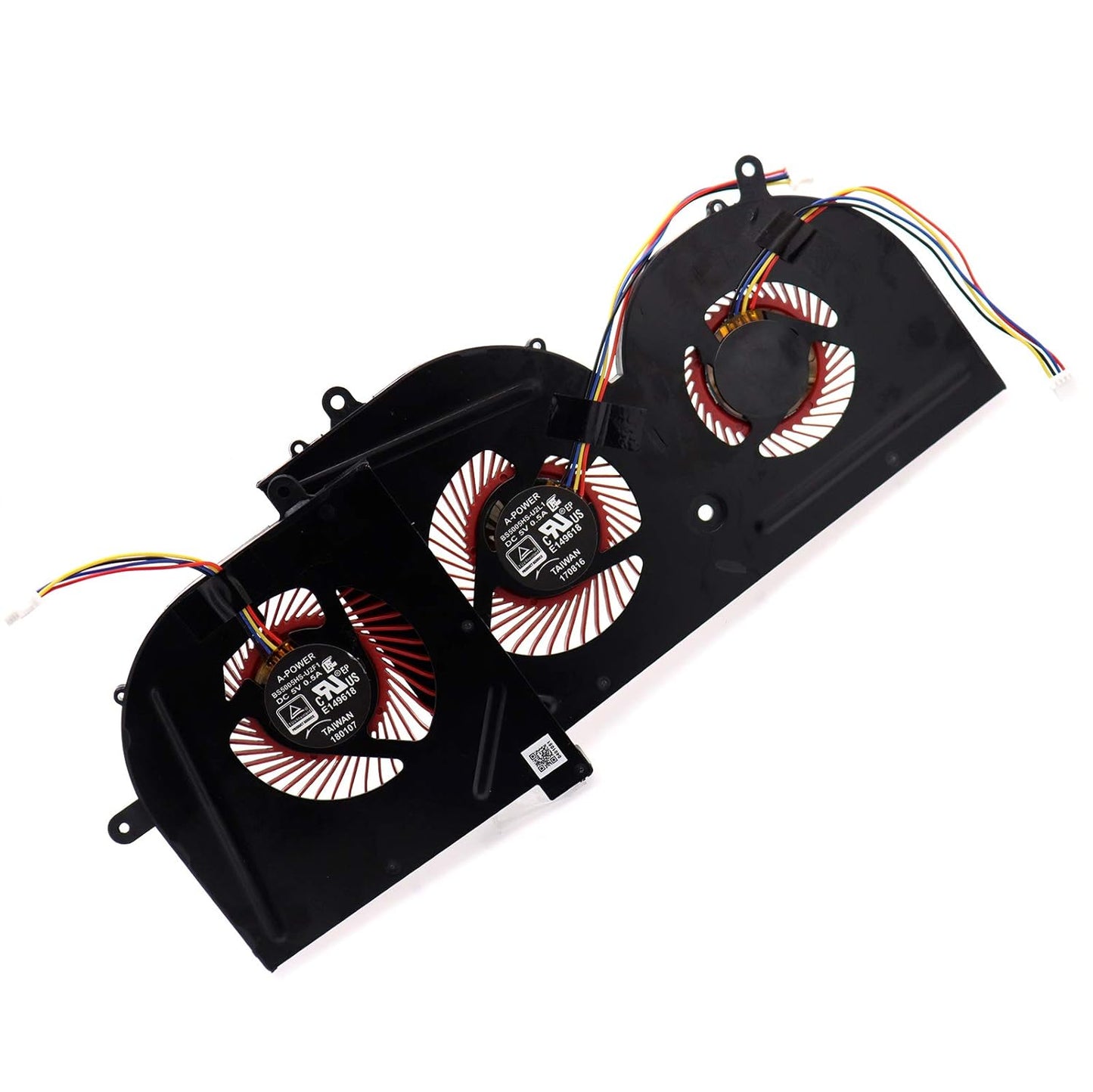 CPU GPU Graphics Cooling Fan Replacement for MSi GS63VR GS73VR