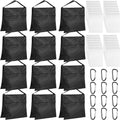12 PCS Photography Weight Bags Set - Empty Sandbag Kit for Stands