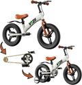 Balance Bike 2 in 1 with Pedals Brake Training Wheels - Convertible