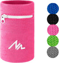 Wrist Wallet Wristband with Zipper - Secure Sport Wrist Pocket