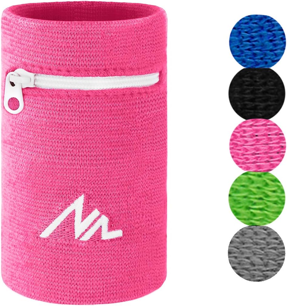 NEWZILL Wrist Wallet - Ultimate Sweatband With Zipper