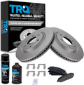 TRQ Front Brake Pad & Rotor Kit for INFINITI QX56 & Armada
