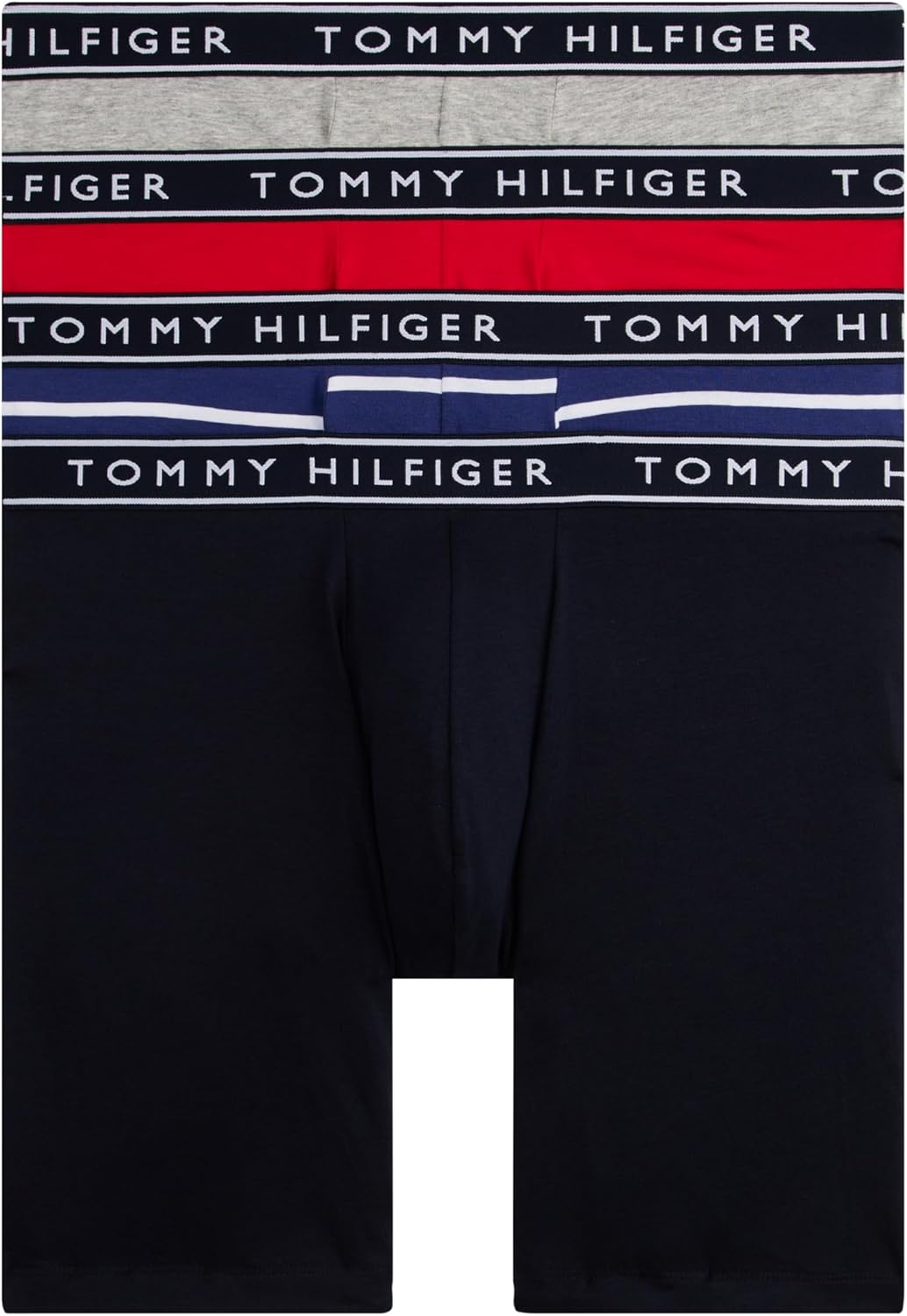 Tommy Hilfiger Cotton Stretch Boxer Briefs for Men - 4-Pack
