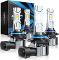 9005/9006 LED Fog Bulbs Combo - 60,000LM Bright 6000K