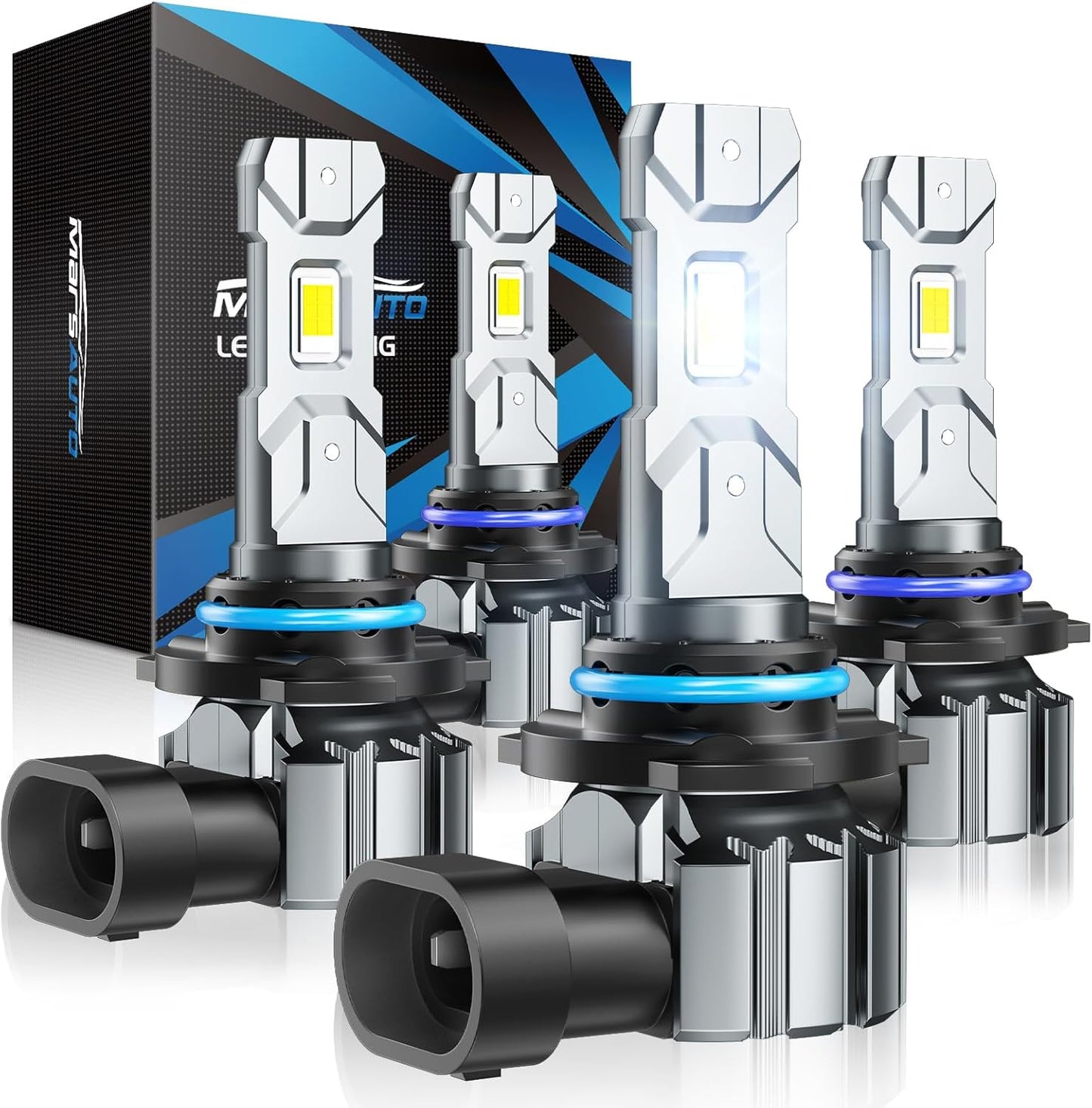 Marsauto 9005 9006 LED Fog Bulbs Combo for Superior Visibility