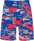 Colorful Zubaz Men's 7 Inseam Shorts Featuring Zebra and Camo