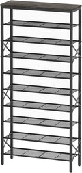 10 Tier Shoe Rack Large Capacity Shoe Storage Organizer - Holds 40