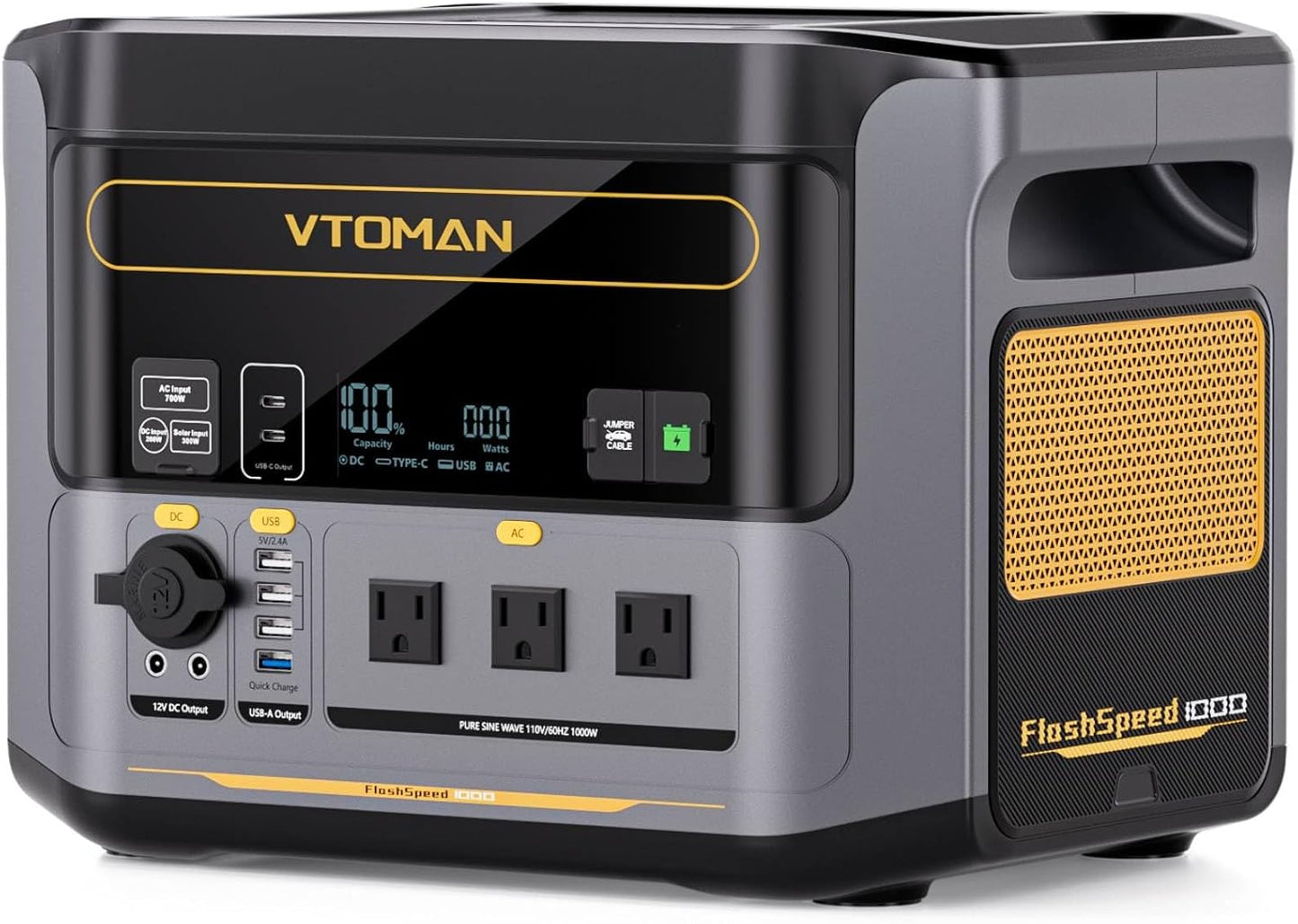 VTOMAN FlashSpeed 1000 Portable Power Station for All Needs