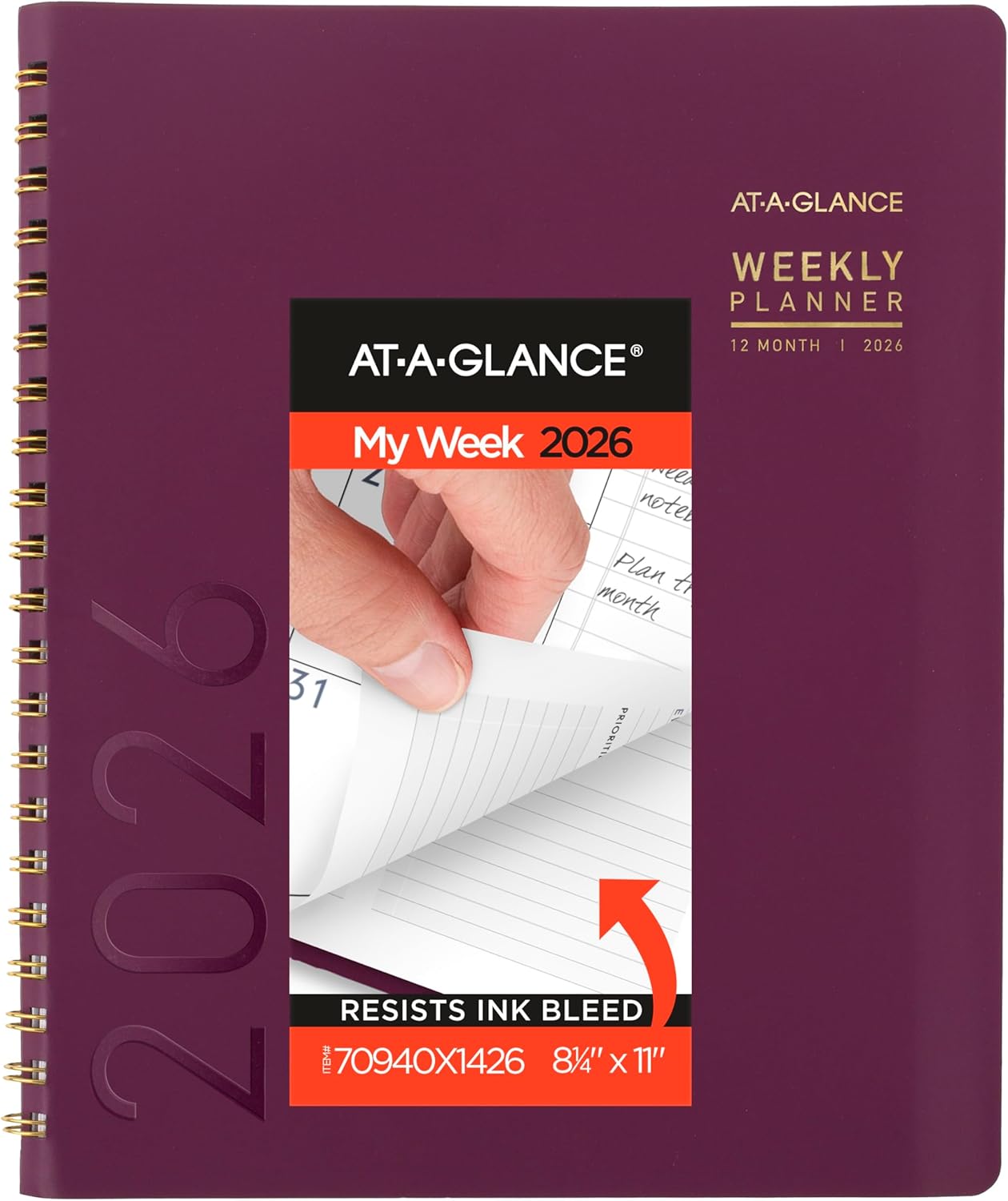AT-A-GLANCE 2026 Appointment Book Planner for Effective Scheduling