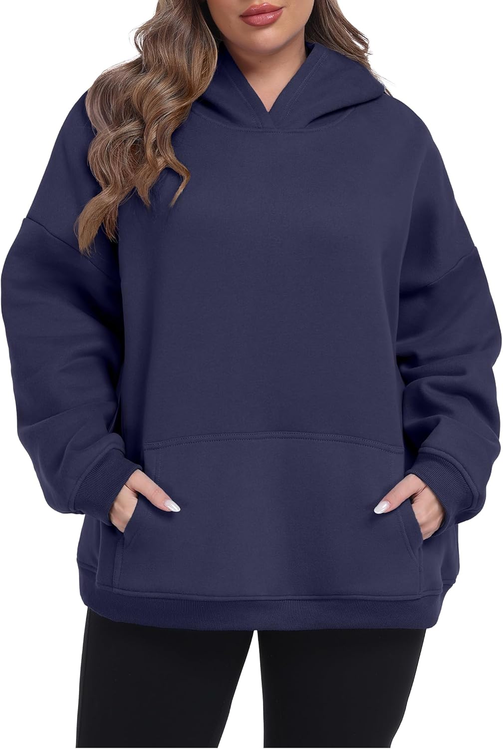 Cozy Plus Size Hoodies for Women - Fleece-Lined Sweatshirts