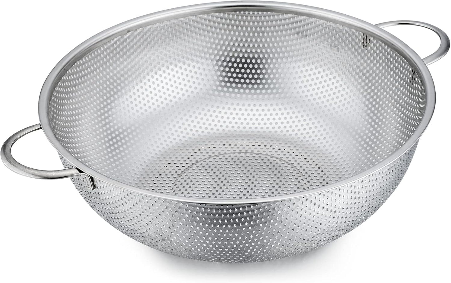 5Qt Stainless Steel Colander - Easy Draining!
