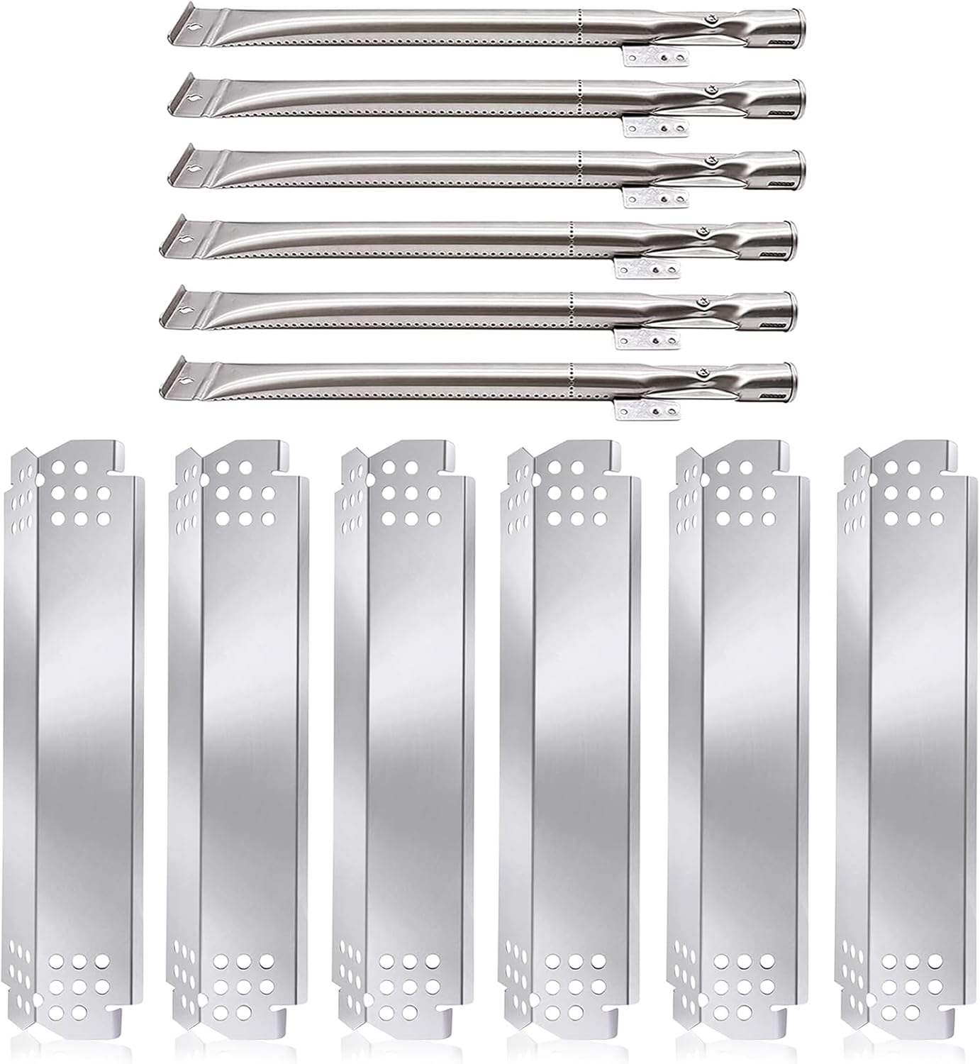 Nexgrill 6 Burner Replacement Parts for Grill Heat Plates & Tubes
