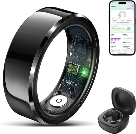 Timturbo Health Tracker Ring: Track Your Fitness Anywhere!