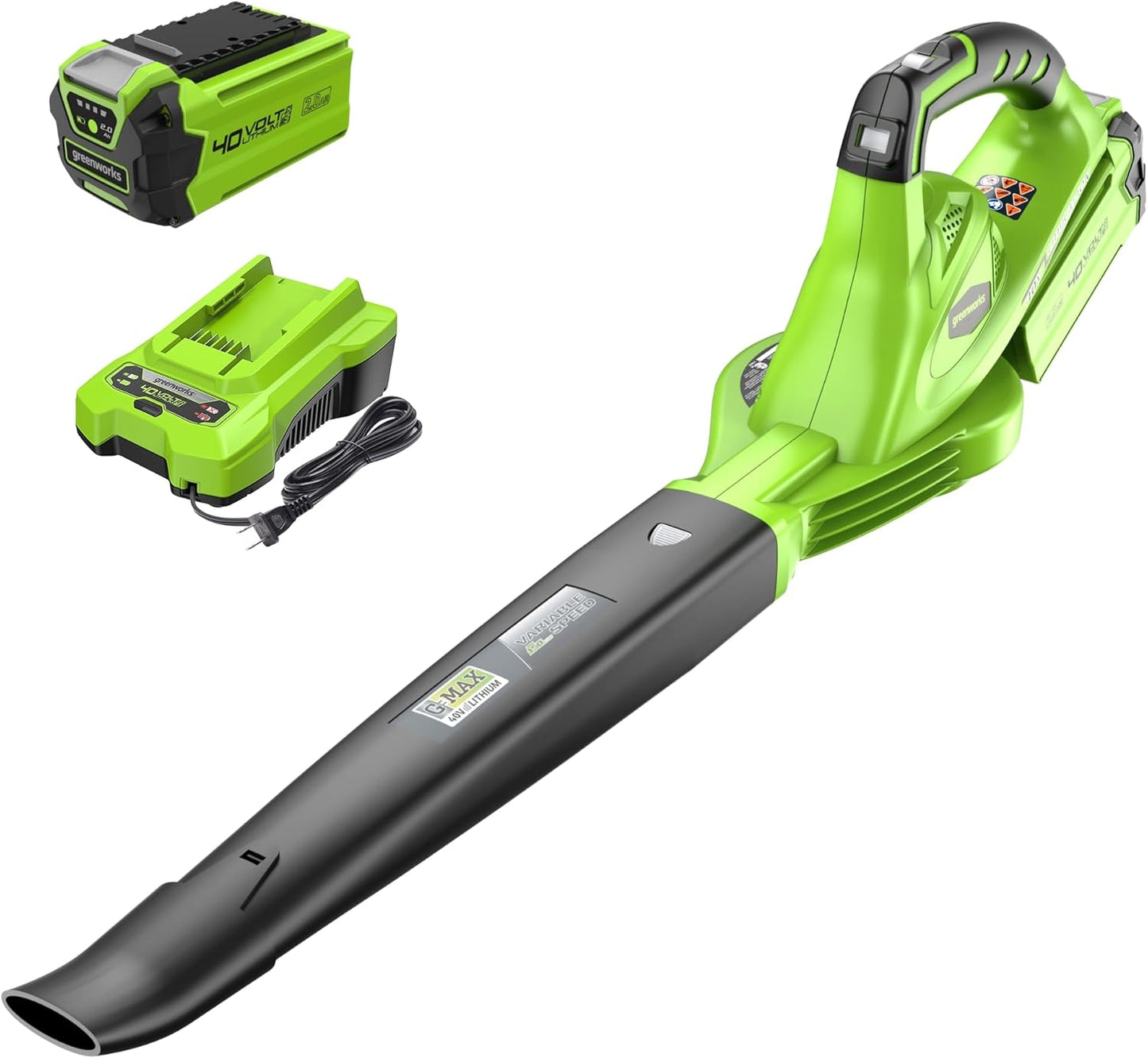 Greenworks 40V Leaf Blower/Sweeper for Effortless Lawn Care