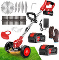 Electric Weed Wacker 21V 4.0Ah Cordless Grass Trimmer - 3-in-1 Cutter