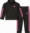 Girls Classic Tricot Track Set with Zip Front Jacket - Soft Fit