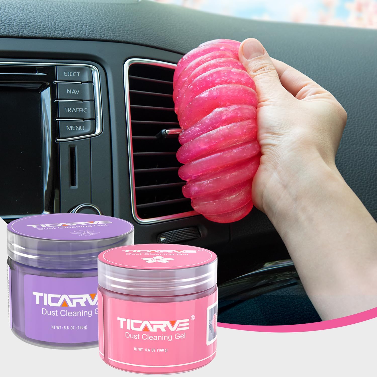 TICARVE Car Cleaning Gel - Ultimate Interior Cleaner