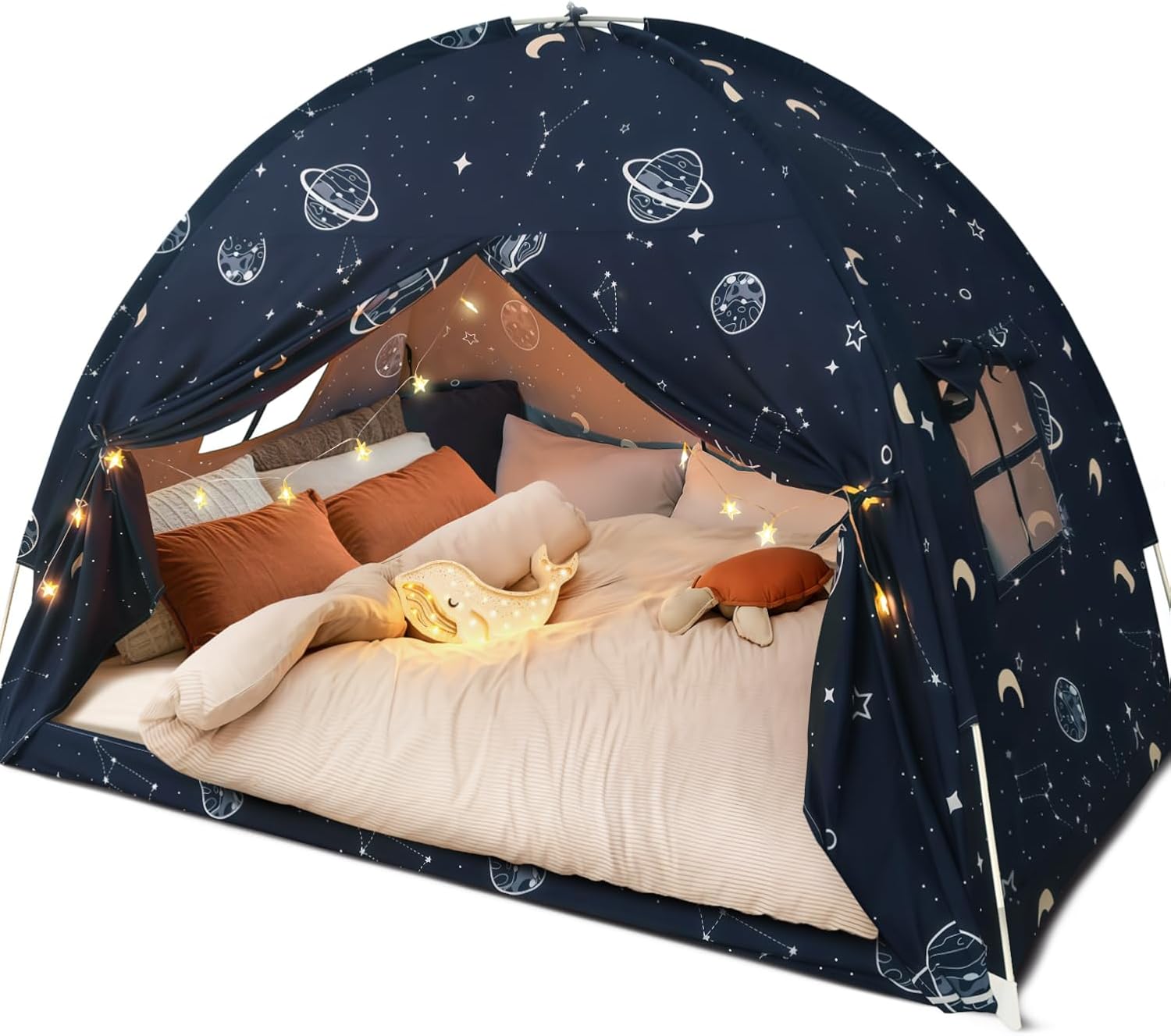 Bed Tent Full Size for Kids - Galaxy Dome Play Canopy