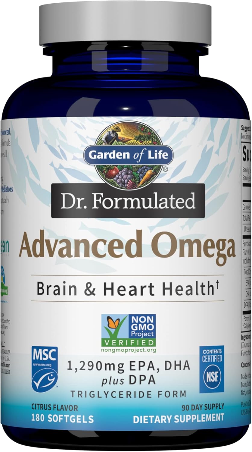 Garden of Life Dr. Formulated Advanced Omega Fish Oil Review