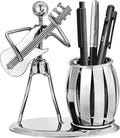 Metal Pen Holder Guitar Creative Desktop Pen Organizer - Fun Desk