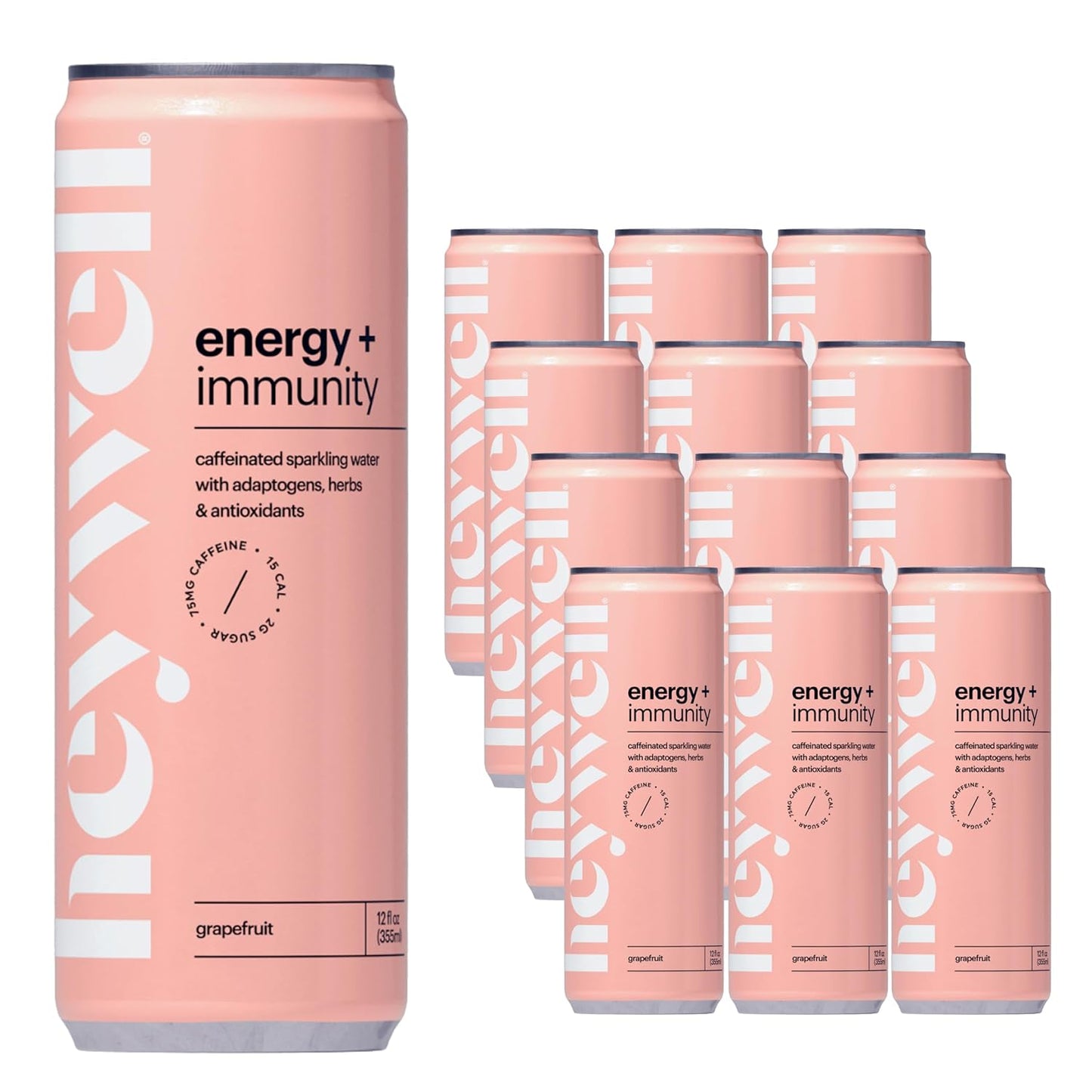 Heywell Sparkling Adaptogenic Water for Energy and Immunity