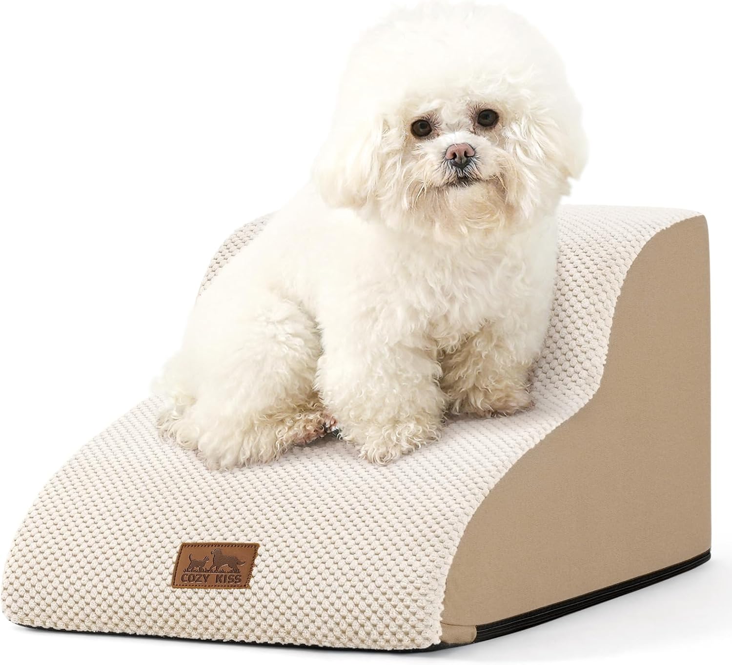Dog Stairs for Small Dogs - High Density Foam Pet Step Ramp