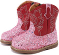 Baby Cowboy Boots 6-24 Months - Round Toe Infant Western Shoes
