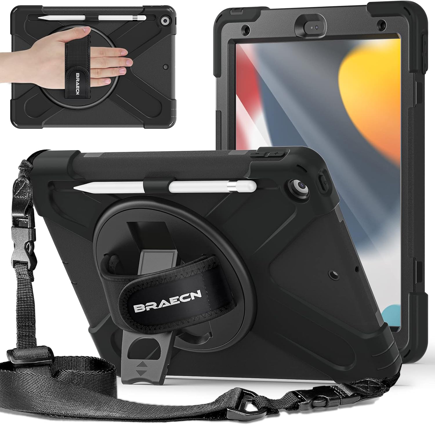 Shockproof iPad 10.2 inch Case for 9th/8th/7th Generation Devices