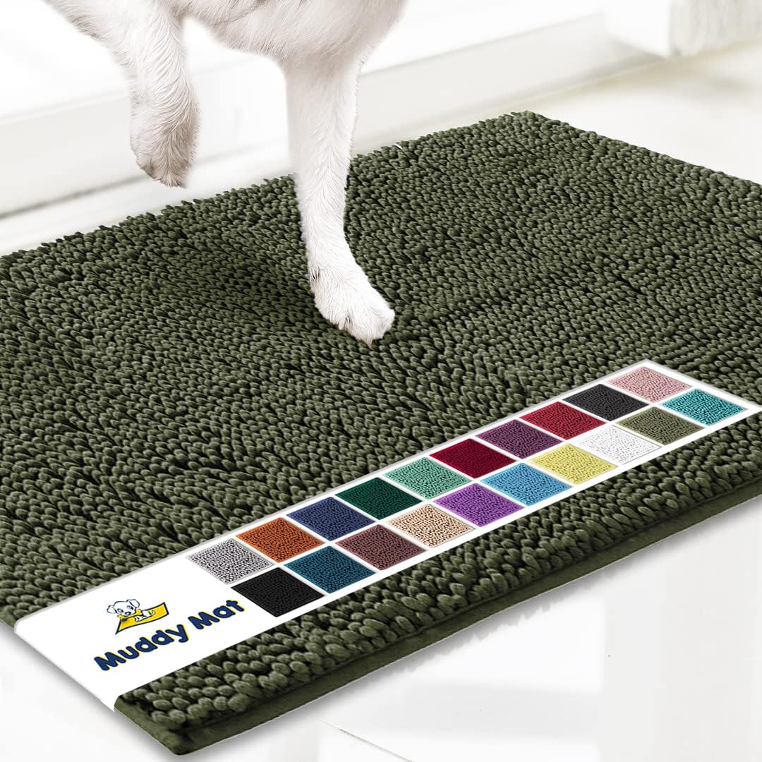 Muddy Mat Highly Absorbent Microfiber Door Mat for Pets