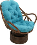Blazing Needles Polyester Microsuede Tufted High Back Chair Cushion