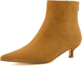 Women's Barbi Kitten Heel Bootie with Memory Foam - Wide Widths