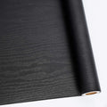 Black Wood Peel and Stick Paper 17.7in x 590in - Large Roll
