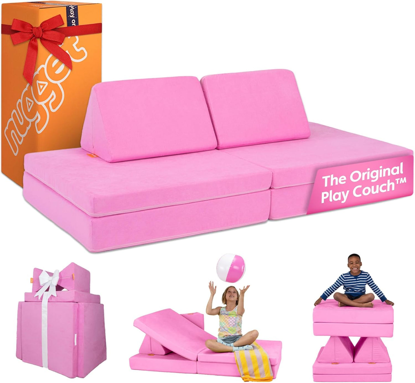 Nugget Play Couch for Kids - Modular Foam Sofa for Imagination
