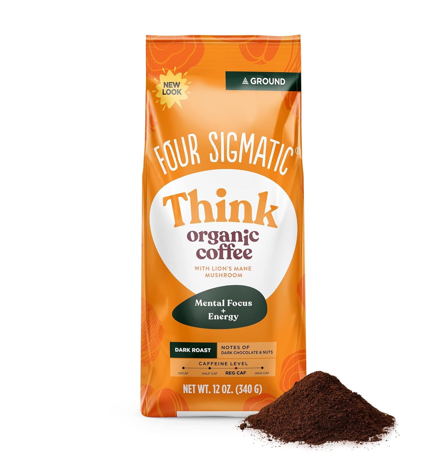 Organic Lion's Mane Coffee Boost, 12oz