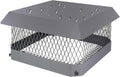 13 in x 13 in Chimney Cap Chimney Cover - Durable Galvanized Rain