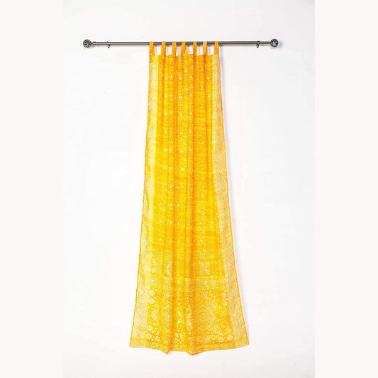 Light-Filtering Sari Colorful Curtains for Boho Decor