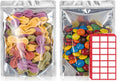 Pint Mylar Bags 5x8 Pack of 300 - Clear Front Gusseted Pouches