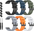 22mm Silicone Watch Band Compatible with Garmin Fenix 47mm - Soft