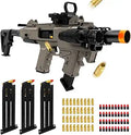 Combination Soft Bullet Toy Gun with Empty Shell Ejecting - 80 Bullets