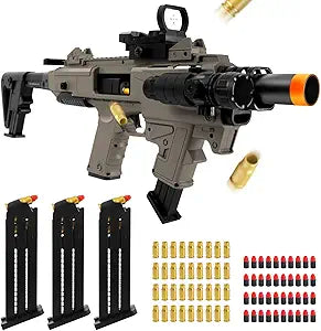 IZOKEE Combination Soft Bullet Toys Gun for Boys and Girls