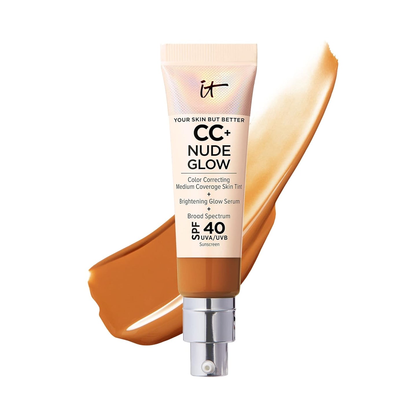 IT Cosmetics CC+ Nude Glow Foundation with SPF 40 for Radiance