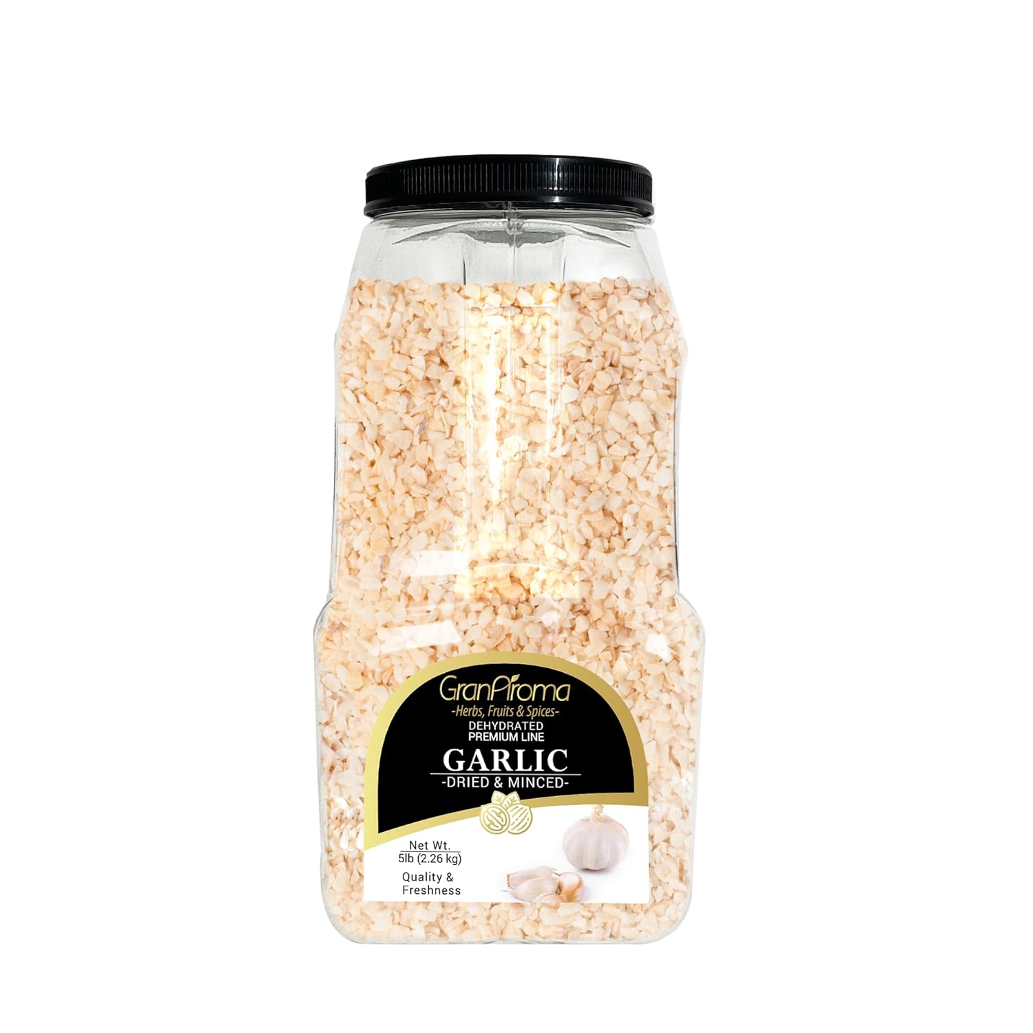 GranAroma Dried & Minced Garlic - Versatile 5 lb Seasoning