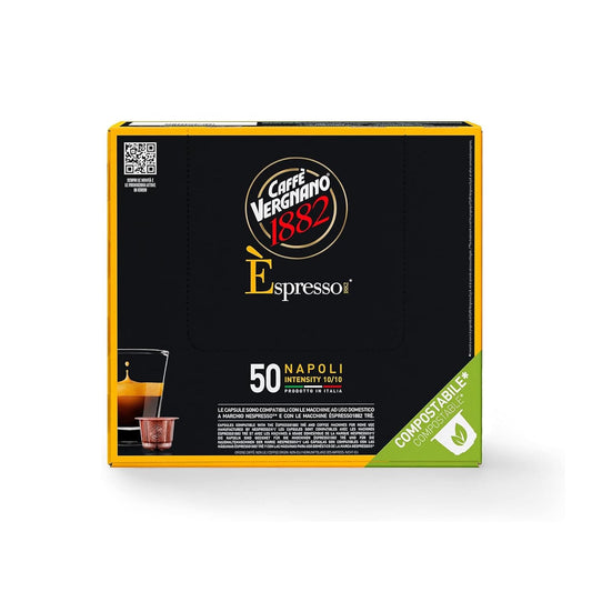 Caffe' Vergnano 1882 Medium Roast Espresso Capsules for Nespresso