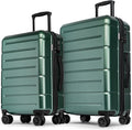 KYME 2 Piece Hardshell Luggage Set 20in/24in - Smooth Spinner Travel