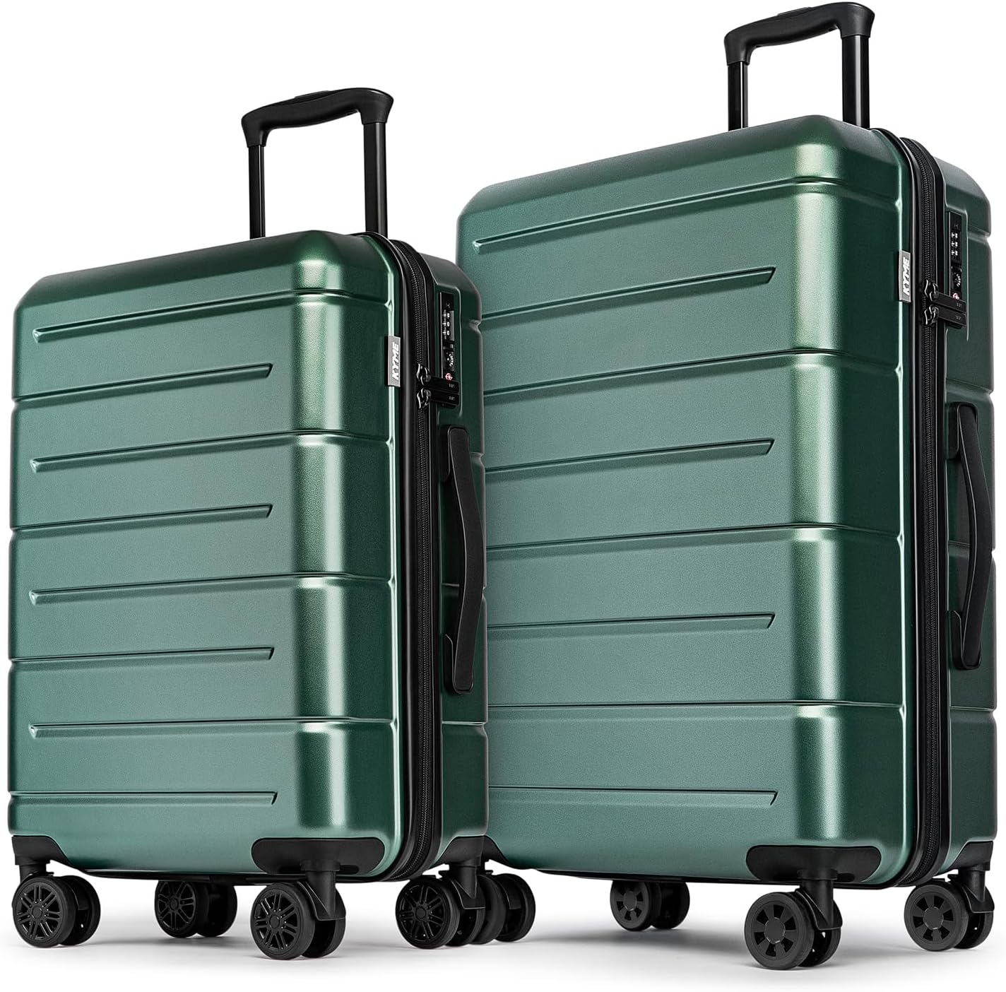 KYME Luggage Sets 2 Piece Suitcase Set with Spinner Wheels