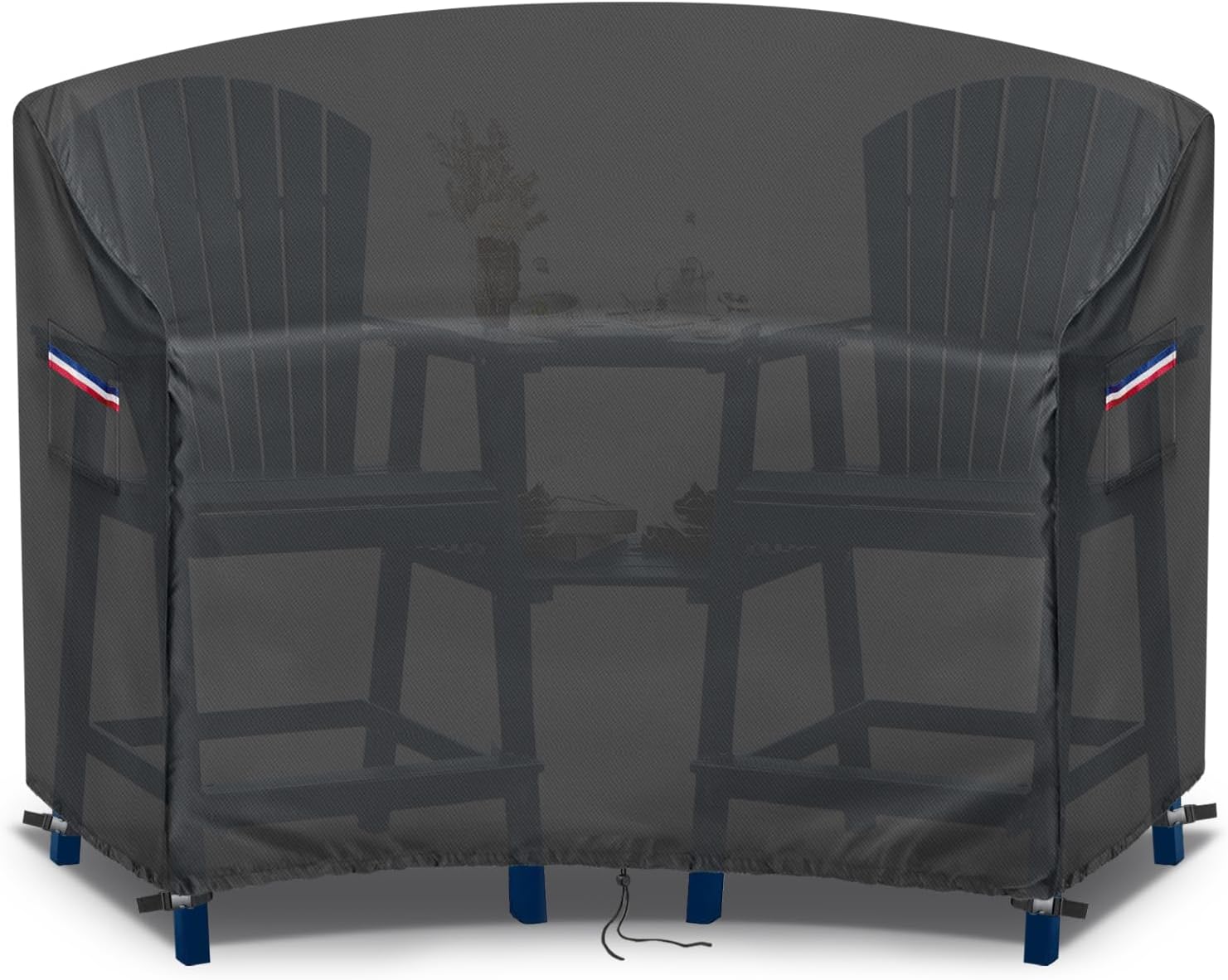 Adirondack Chair Cover Set of 2, Heavy Duty Waterproof Protection