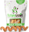 Bully Stick Springs for Dogs 7-8 in (12 Count) - Long Lasting Chews
