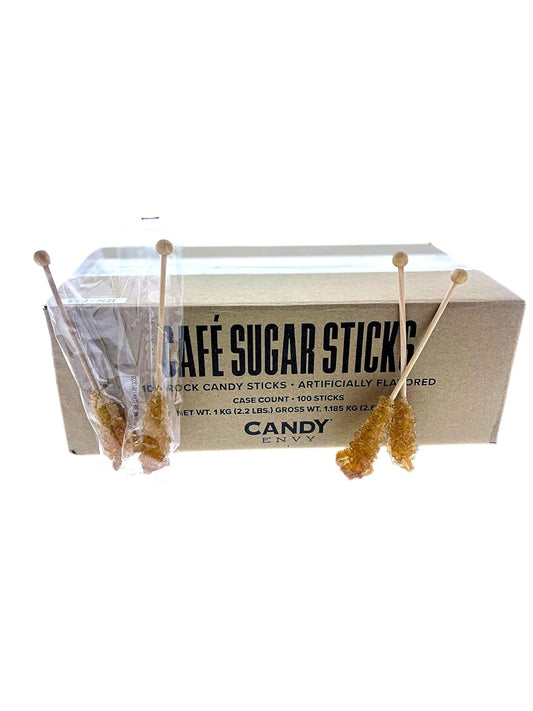 Candy Envy Amber Cafe Sugar Sticks Mini Rock Candy Treats
