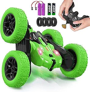 Jimdella Remote Control Car for Kids - 360 Flips Stunt Car